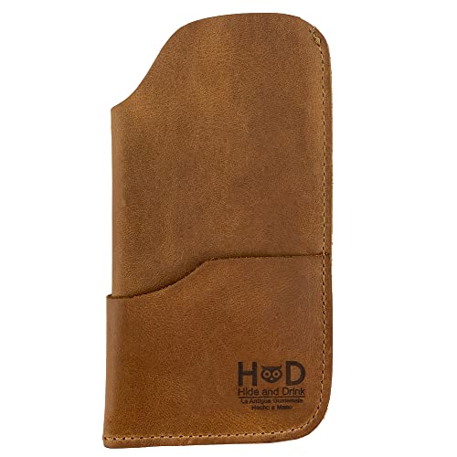 Image of Hide & Drink, Rustic Sunglasses Case & Wallet Handmade from Full Grain Leather