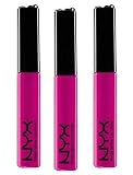 Pack of 3 NYX Mega Shine Lip Gloss, LG136 Dolly Pink, 0.37 fl oz ea