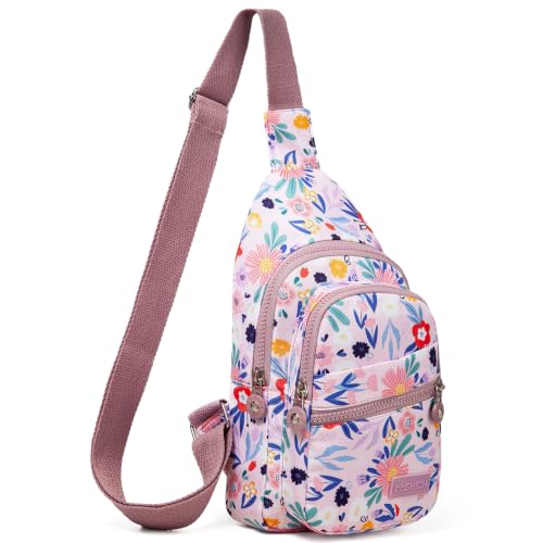 Image of Banelu Small Sling Backpack Crossbody Bags for Women Men, Sling Bag Cross Body Bag Fanny Packs Crossbody Purses