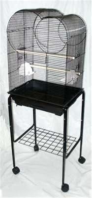 Bird Birds Cage Cages 18x14x52 w/Stand 5884BLK/S