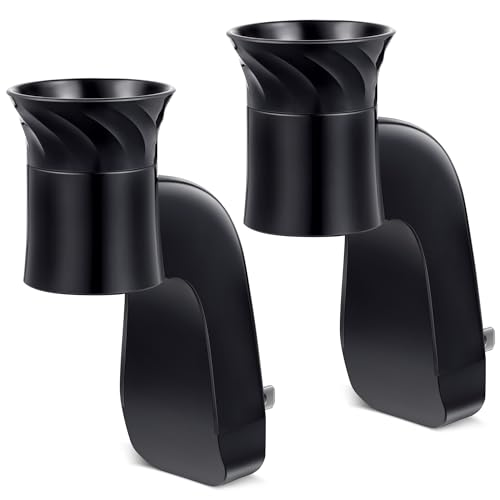 Hohean 2 Pack Wall Fragrance Plug in Compatible with Bath and Body Works WallFlower Refills, ETL Certified, Rotatable, Precise Scent Adjustable Fragrance Control Diffuser Plug for Home, Office (Black)