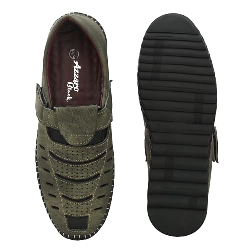 Image of AZZARO BLACK Men's R2270 GID Sandal