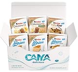 Assortimento Merendine per kinder 6 Confezioni – Brioss Latte, Brioss Latte e Cacao, Colazione Più 5 Cereali e Integrale, Pan e Cioc – 60 Merendine, 1,69 kg