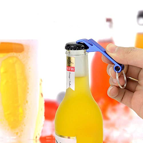 16Pcs Mini Key Ring Bottle Openers Aluminum Alloy Bottle Openers Keyring Bottle Opener For Home Pub Party Bottle Openers For Beer Lover #TOP1