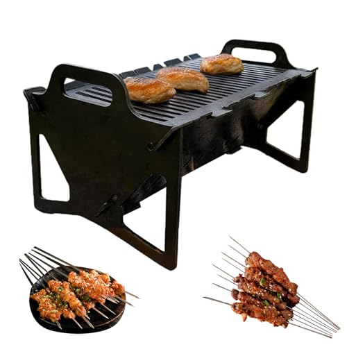 Slot Grill - Collapsible BBQ Grill for Easy Storage,