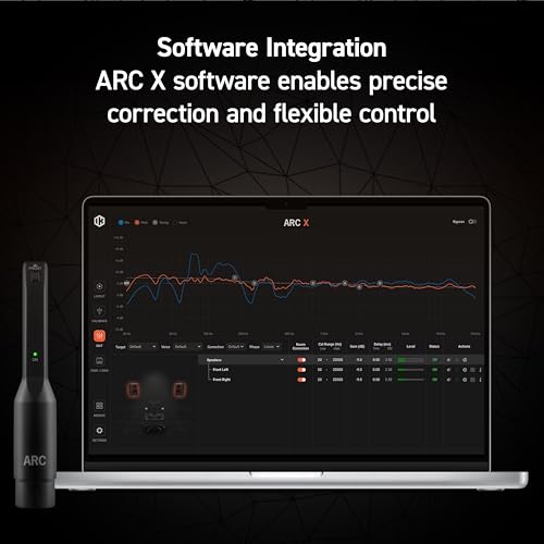 Image of IK Multimedia ARC X Room Correction, Monitor Calibration & Speaker Emulation - Studio Acoustic Measurement Mic, Virtual Monitoring & Low-Latency Plug-in Included