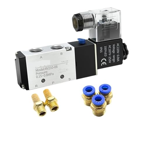 Électrovanne de commande pneumatique 4V210-08 pour l'atelier en AC110V - 2
