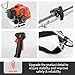 58cc Brush Cutter Gas Powered 2-Cycle 4 in 1 Gas Weed Eater 18.5