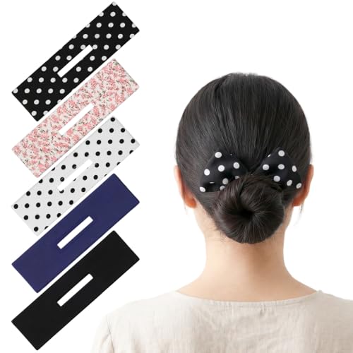 Heclia 5 Pcs Hair Bun Maker for Twister Hair Twist Bun Maker Multi Color