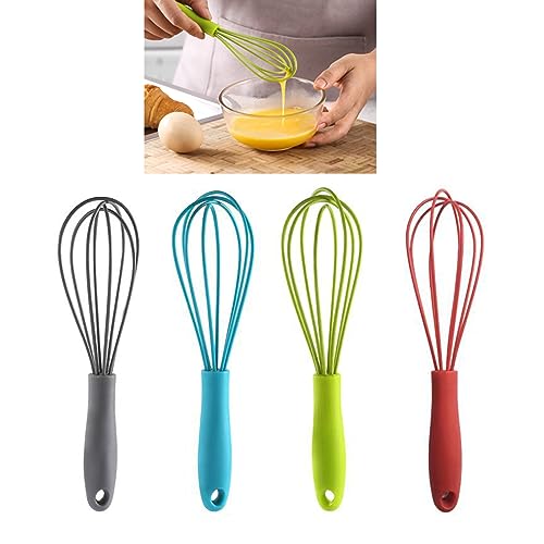 Mini Silicone Eggs Beater Durable Handheld Whisk Cream Foam Maker Non Slip Eggs Blender Silicone Eggs Whiskers Portable - Image 3