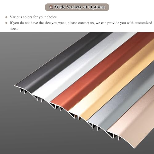 Reductor de juntas de aluminio dorado con acabado premium de alta duración 7