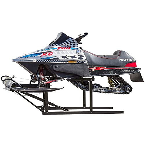 Black Ice SNO-1508-W Snowmobile Jack Body Lift with Hand-Crank Winch