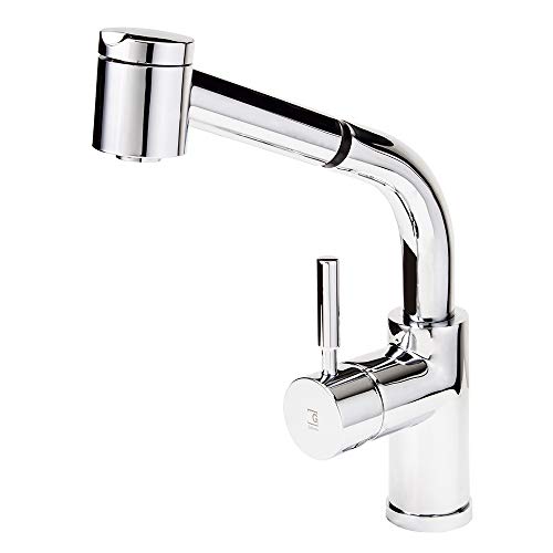Galindo Theo City 8649600 Kitchen Mixer Tap with Extendible Shower, Chrome