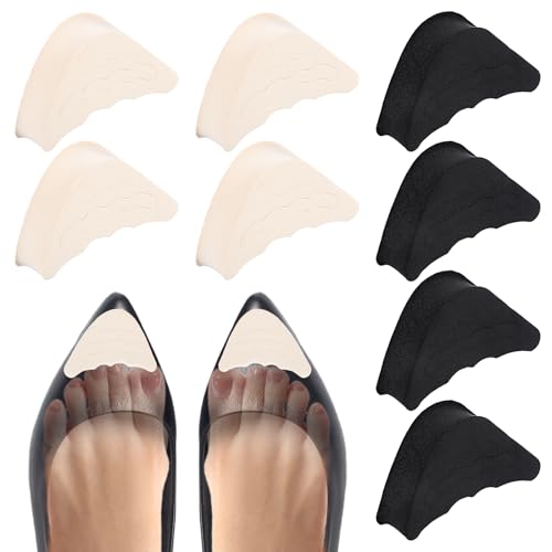 4 pares de rellenos para zapatos ajustables para mujer y hombre