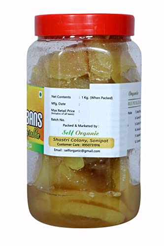 Image of Self Signature Homemade Delicious Sweet Bamboo Murabba | Fresh & Natural Ready to Eat Bans Ka Morabba - Helps Increasing Height | No Artificial Colors & Additives - 1 Kg