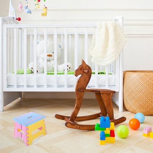 Tabouret pliable Healvian en plastique portable pour éviter l'encombrement en cuisine