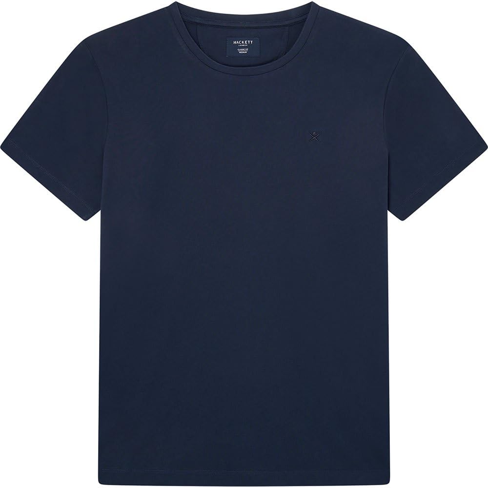 Hackett London Men's PIMA Cotton TEE, Blue (Navy), XXL