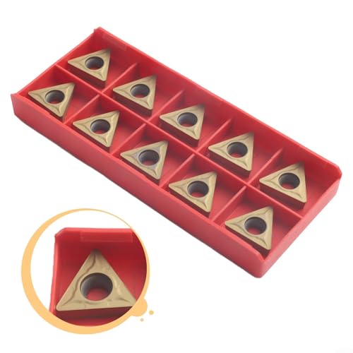 Insertos de carburo TCMT16T308 10 piezas para torneado CNC miniatura 4