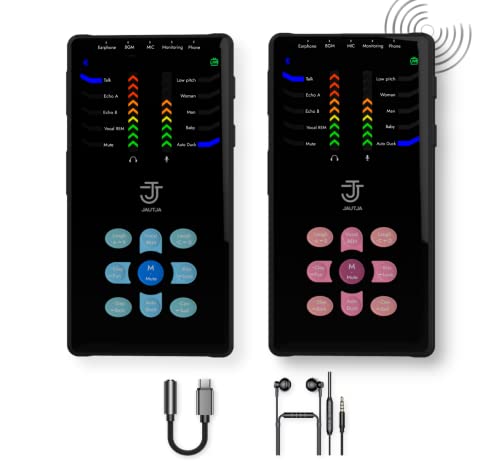 Jautja All-In-One Portable Podcast Equipment Bundle - Usb Audio Interface Mixer For Live Streaming On Youtube, Twitch, Tiktok - Podcasting Equipment For Beginners W/Bluetooth Podcast Mixer (Blue) #TOP13