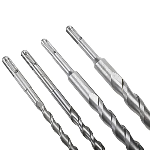 Sds Plus Rotary Hammer Drill Bits 20Pcs Sds+ Carbide Tip Concrete Masonry Hole Tools With Storage Case Drill Bits Size Range 3/16"~13/16" #TOP5