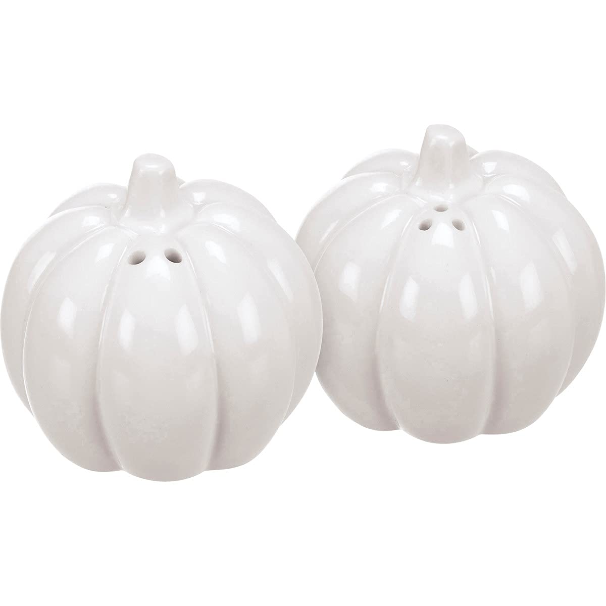 Salière et poivrière citrouilles pour une décoration de table d'automne chaleureuse