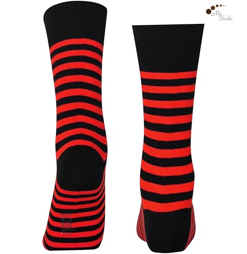 Image of Mysocks Men and Women Crew Socks Extra Fine Combed Cotton Seamless Toe