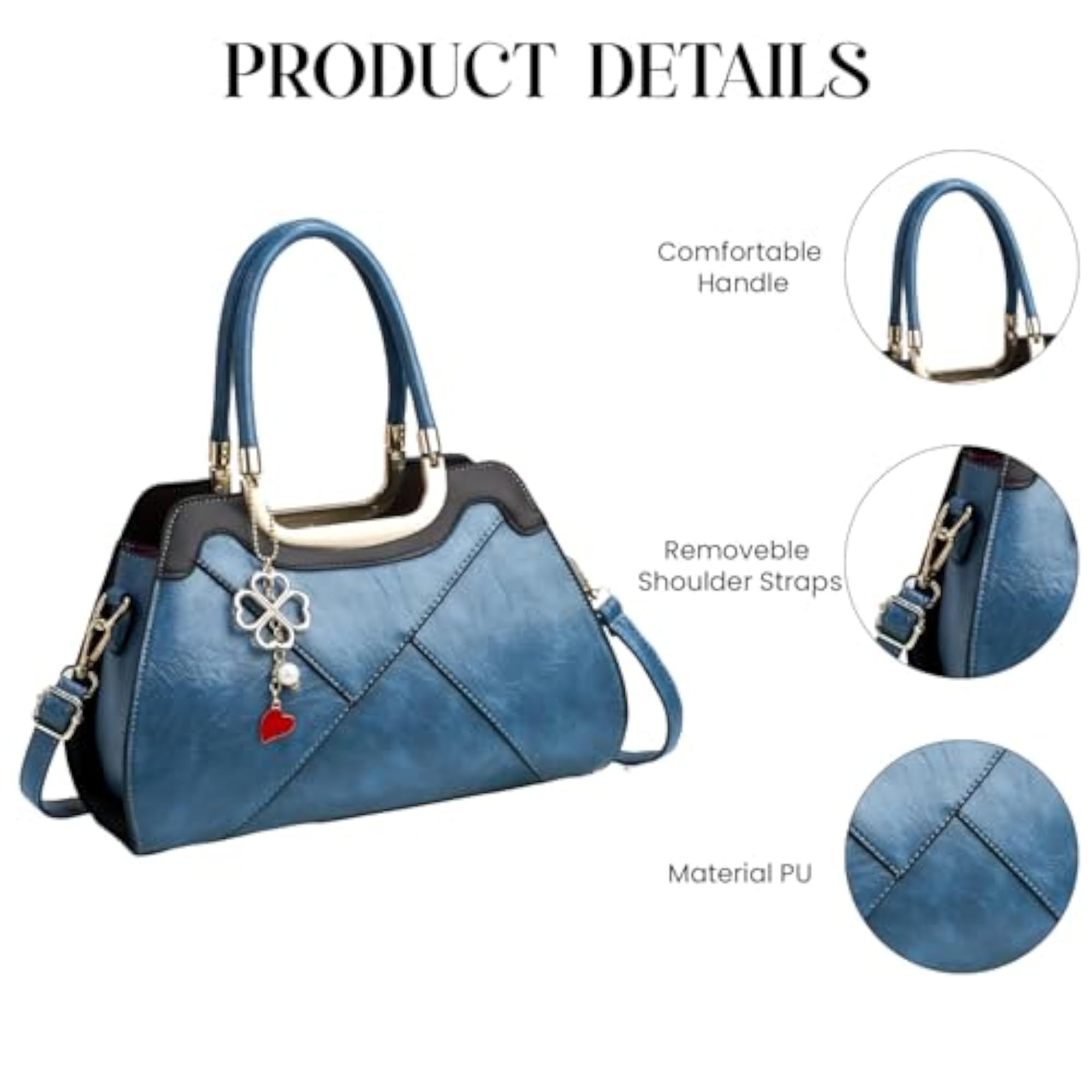 Women's Pillow-Shaped Handbag, Elegant Daily Use Bag
