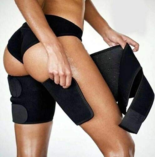 Fewear 1Pair Compression Brace for Hip,Thigh Brace,Sweat Thigh Trimmers for Men & Women,Lose Arm Fat & Reduce Cellulite,Leg Shaper Belt Thigh Trimmers Calories Off Warmer Slender Slimming (A)