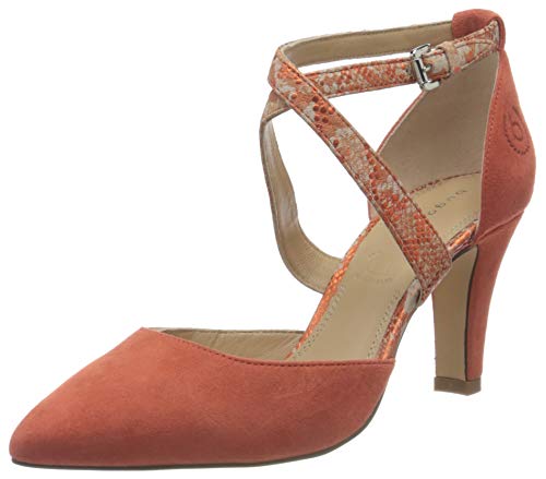 bugatti 411901703428, Zapatos de tacón. Mujer, Naranja Naranja Animal Print 3382, 36...