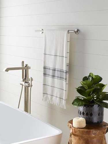 Image of Amerock Arrondi 24 inch Stainless Steel Towel Bar
