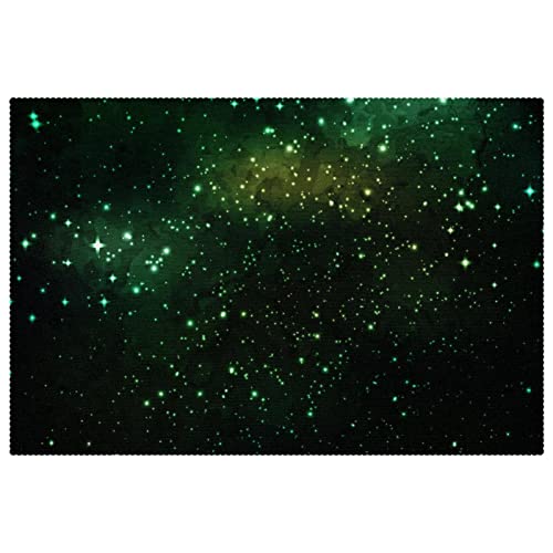 Sets de table anti-rayures Galaxia protégeant de la chaleur | Lot de 6
