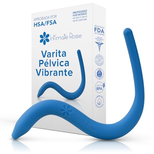 Intimate Rose Varita Pélvica Vibratoria para Aliviar el Dolor Muscular Pélvico – Vibración para Fisioterapia del Suelo Pélvico – Sin BPA, Sin Látex, para Hombres y Mujeres (Vibración)
