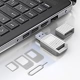 SIM Card Reader - Nano Sim Card Adapter Kit with Eject Pin - Standard/Micro/Nano Sim Card Readers - USB A to Sim Card Adapter for Edit and Read Messages/Contacts - SIM Adapters for PC Laptop Windows