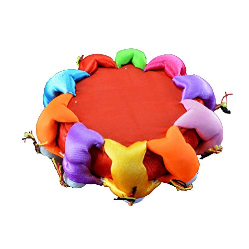 Carykon 4\" Oriental Handmade Needle Pin Cushion with 10 Kids (Blue)