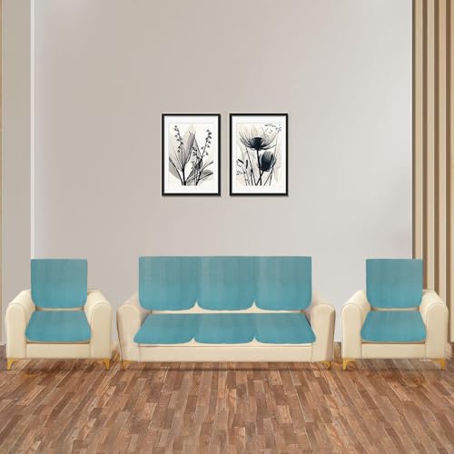 VHH Premium Stretchable Sofa Cover Set for 3+1+1 Seater | Wrinkle...