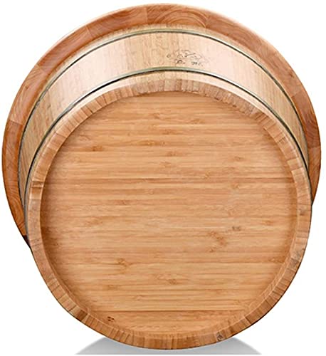 Tina de masaje para pies de madera con tapa y masajeador miniatura 3