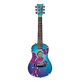 First Act FG3714 Designer Acoustic Guitar, Blue Butterfly