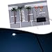 Diorama 1/64 Car Garage Model, LED Lighting Car Parking Lot City Backdrop Road Display Scene Model Toy Scenery Kit