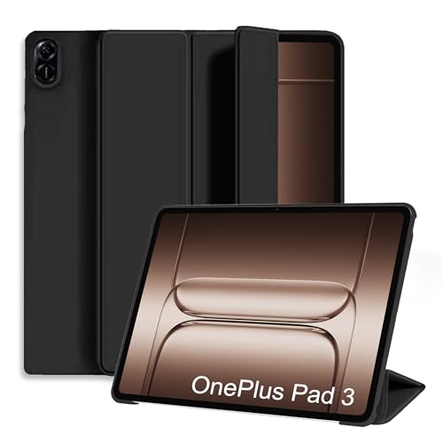 Suttkue Schutzhülle für OnePlus Pad 3, leicht, kratzfest, schwarz, für Tablet 13,3 Zoll