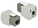 Produktbild Delock Keystone RJ45 Buchse > LSA werkzeugfrei Cat.6 UTP grau