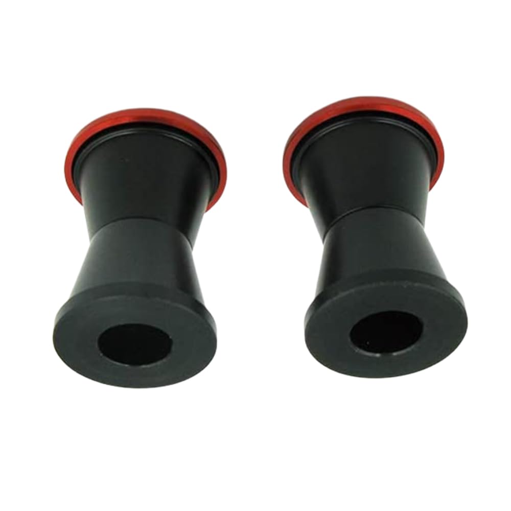 Riloer 1 set di boccole di montaggio per manubrio moto, Compatibile con KXF, CRF, YZF, RM, Dirt, Pit, Off-road, biciclette, moto, nero/rosso