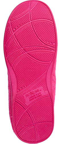 Roxoni Women's Plush Terry Clog Slippers4