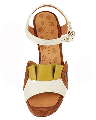 Chie Mihara KAELA40, Sandales à Talons Femme, Leche, 40 EU Cover