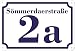 Produktbild weißes Hausnummer und Straße Schild 2mm Aluverbund, 1-2 Zahlen 20 x 17 cm individuell nach Ihren Wünschen selbst gestalten