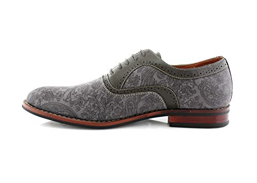 Image of Ferro Aldo Men's Classic Cap Toe Oxford Dress Shoe Collection | Perfect for Formal, Business, and Wedding Attire