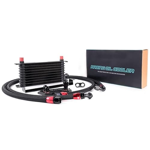 PIT66 10 Row AN10 Aluminum Oil Cooler Kit, BMW E36/E46 M3