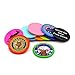 ZLYXIU 500 Personalized Plastic Chips, Custom Poker Chip, Print Your Logo Image or Text, Good for Golf Ball Markers, Challenge Coins, Business Cards, Drink Tokens (Red)