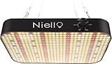 Niello lampada per piante, 1200W lampada da coltivazione con IR, UV High PPFD Sunlike Full...