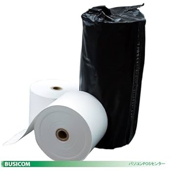 感熱レジロール　58mm × 63mm × 12mm Amazon.co.jp: 感熱レジロール 幅58mm×直径80mm×芯径12mm 63m巻