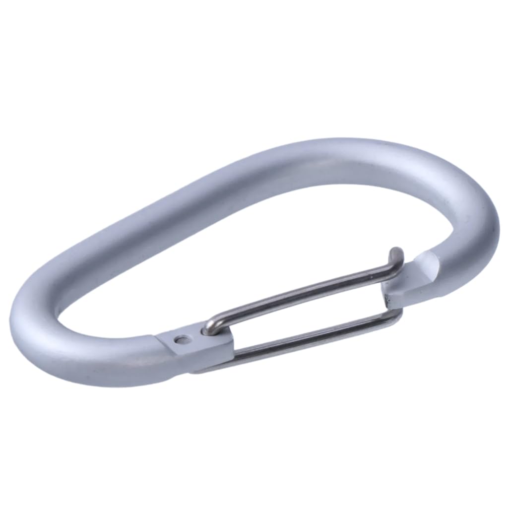 Stebcece 10Pcs Carabiner Aluminum Alloys Carabiner Hook Carabiner Snap Spring Clip for Outdoor Hikings, Camping, Fishing